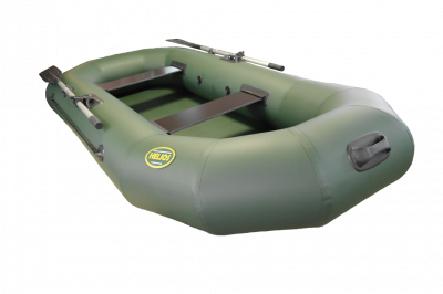 Лодка ПВХ гребная надувная Гелиос 27 (зеленый)